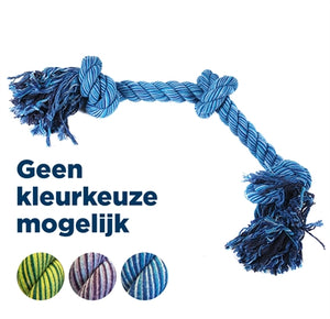 Happy Pet Flossin Fun 3 Knoop hondenspeelgoed Small 35x10CM