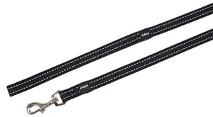 Rogz For Dogs Snake Lijn Long Zwart hondenhalsband hondenriem nylon L 16 MMX1,8 Mtr