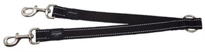 Rogz For Dogs Lumberjack Splitter Zwart hondenhalsband hondenriem nylon 25 MMX43 cm