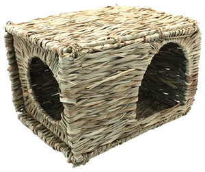 Nature First Happy Pet Grassy Hideaway Verstopplek knaagdierspeelgoed Large 36x27x18 cm