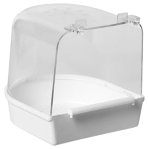 Vogelbad Groot Model Wit voer drinkbakken 13x13x12 cm