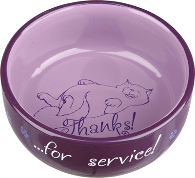 Trixie Voerbak Thanks For Service Assorti kat 15 cm 0,3 ltr