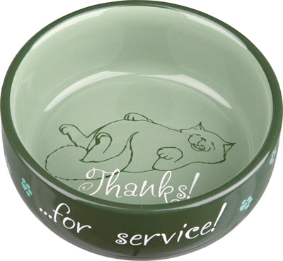 Trixie Voerbak Thanks For Service Assorti kat 15 cm 0,3 ltr