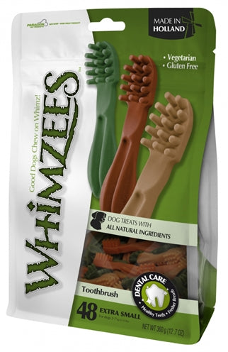 WHIMZEES TANDENBORSTEL XS 6,5 CM 48 ST
