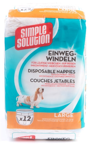 Simple Solution Wegwerp Honden Luier hondenpoepzakjes