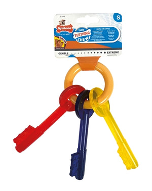 Nylabone Puppy Chew Bijtsleutels Baconsmaak hondenspeelgoed