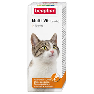 Beaphar Multi-vit Laveta Kat Met Taurine voedingssupplement 50 ml