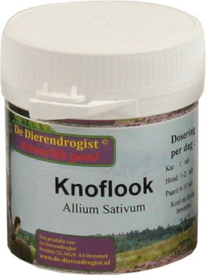 Dierendrogist Knoflook Tabletten voedingssupplement hond 200 st