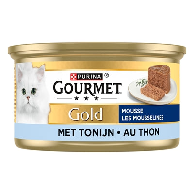 GOURMET GOLD FIJNE MOUSSE TONIJN 24X85 GR