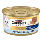 Gourmet Gold Fijne Mousse Tonijn kattenvoer natvoer 24x85 gr