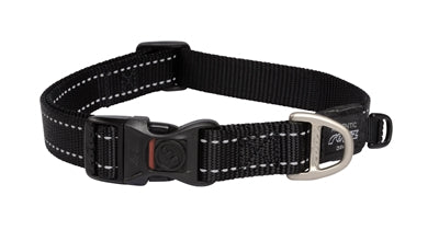 ROGZ FOR DOGS FANBELT HALSBAND ZWART 20 MMX34-56 CM