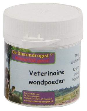 Dierendrogist Veterinaire Wondpoeder Hond / Kat geneesmiddelen 50 gr