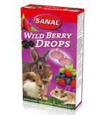 Sanal Knaagdier 3-PACK Drops Yogurt / Salad / Wild Berry snacks zacht 3x45 gr