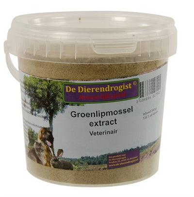 Dierendrogist Groenlipmossel Extract Veterinair voedingssupplement hond