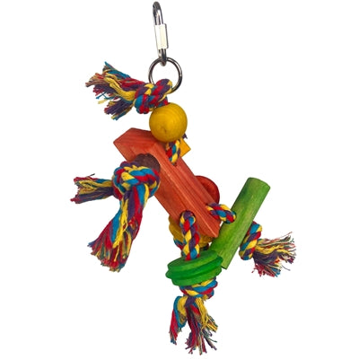 Happy Pet Speelgoed Papegaai Fiesta vogelspeelgoed 31x12x10 cm