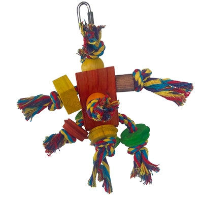 Happy Pet Speelgoed Papegaai Fiesta vogelspeelgoed 31x12x10 cm
