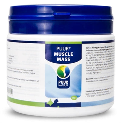 Puur Natuur Puur Muscle Mass (spieropbouw) Hond & Kat voedingssupplement