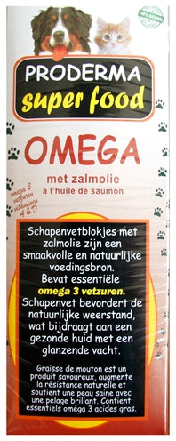 Proderma Schapenvet Omega Met Zalmolie voedingssupplement hond 3 st