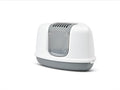 SAVIC HOEK KATTENBAK NESTOR GRIJS / WIT 58,5X45,5X40 CM