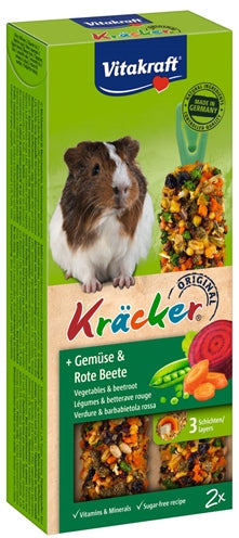 VITAKRAFT CAVIA KRACKER GROENTE 2 IN 1