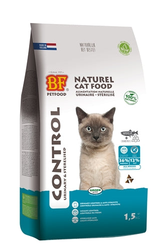 BF PETFOOD PREMIUM QUALITY KAT CONTROL URINARY / STERILISED 1,5 KG