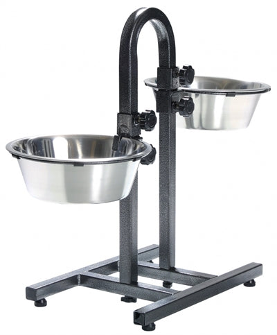 Trixie h Standaard Individueel Verstelbaar voerbak hond 2x2,8 l 24 cm