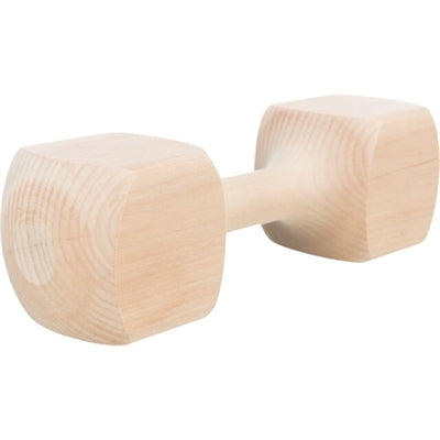 Trixie Houten Apporteerblok Gehoekt outdoor 400 gr