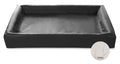 BIA BED HONDENMAND ORTHOPEDISCH ZWART BIA-6 100X80X15 CM