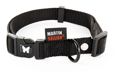 MARTIN HALSBAND VERSTELBAAR NYLON ZWART 20-30X1 CM