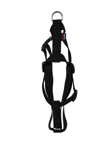 Martin Hondentuig Basic Nylon Zwart hondenhalsband hondenriem