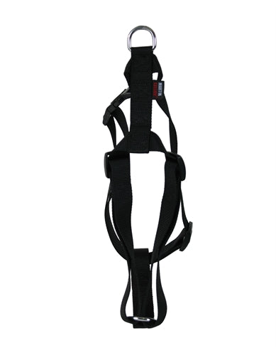 Martin Hondentuig Basic Nylon Zwart hondenhalsband hondenriem