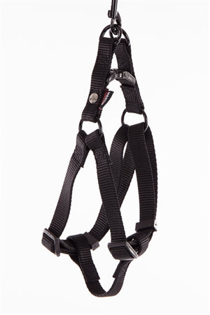 Martin Instap Tuig Nylon Zwart hondenhalsband hondenriem