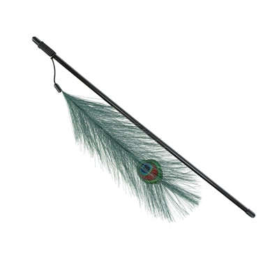 TRIXIE KATTENHENGEL MET PAUWENVEER 47 CM
