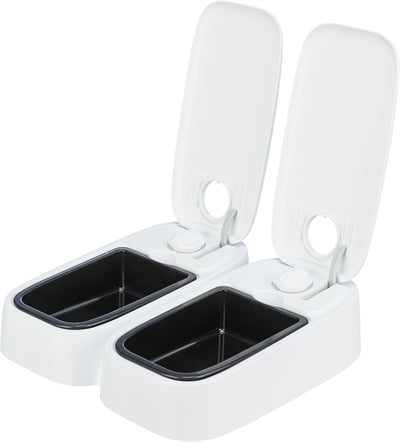Trixie TX2 Automatische Voerdispenser voerbak kat 2x300 ml