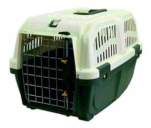 Skudo Transportbox Antraciet / Wit hondenbench 48x31,5x31 cm