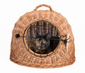 TRIXIE ROTAN KATTENMAND MET DEUR ø 50CM