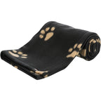 Trixie Beany Fleece Hondendeken Zwart hondenmand 100x70CM