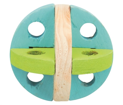 Trixie Speel en Snackbal Hout knaagdierspeelgoed 8 cm