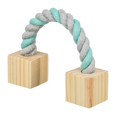 Trixie Speeltouw Met Hout knaagdierspeelgoed 20 cm