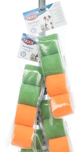 Trixie Zelfklevend Verband Assorti vachtverzorging hond 5 cm 4,5 Mtr 4 st