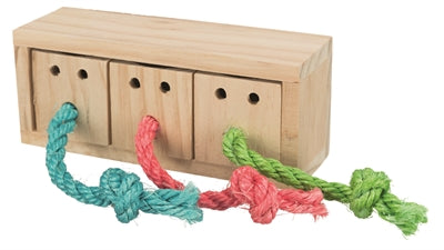 Trixie Snack Kubus Hout knaagdierspeelgoed 16x6X7 cm