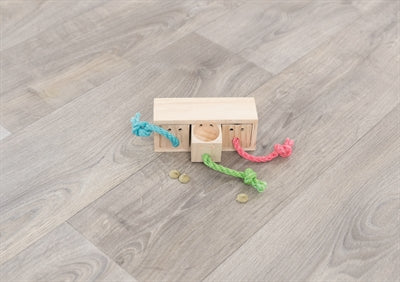 Trixie Snack Kubus Hout knaagdierspeelgoed 16x6X7 cm
