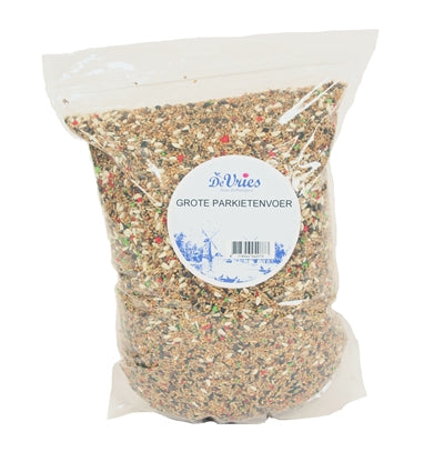 de Vries Grote Parkietenvoer vogelvoer zaden 2,5 kg