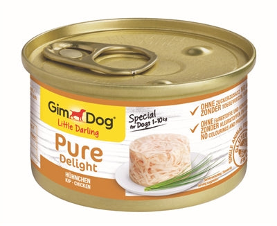 Gimdog Little Darling Pure Delight Kip hondenvoer natvoer 12x85 gr