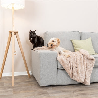 Trixie Hondendeken Cosy Fleece Beige hondenmand