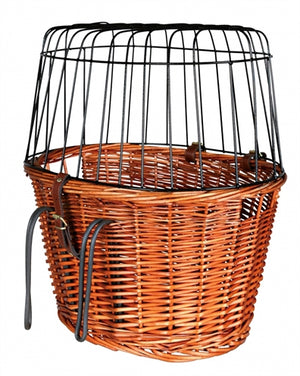 Trixie Fietsmand Met Draadkoepel Voorop Naturel outdoor 44x48x33 cm
