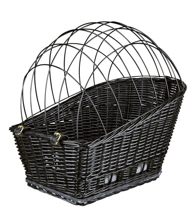 Trixie Fietsmand Met Draadkoepel Achterop Zwart outdoor 35x49x55 cm