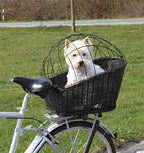 Trixie Fietsmand Met Draadkoepel Achterop Zwart outdoor 35x49x55 cm