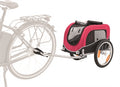 TRIXIE HONDENFIETSKAR ZWART / ROOD 60X53X60 CM