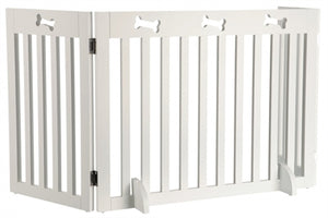 Trixie Hondenhek Afsluithek Wit 3 Panelen honden-kattenluik 82-124x61 cm
